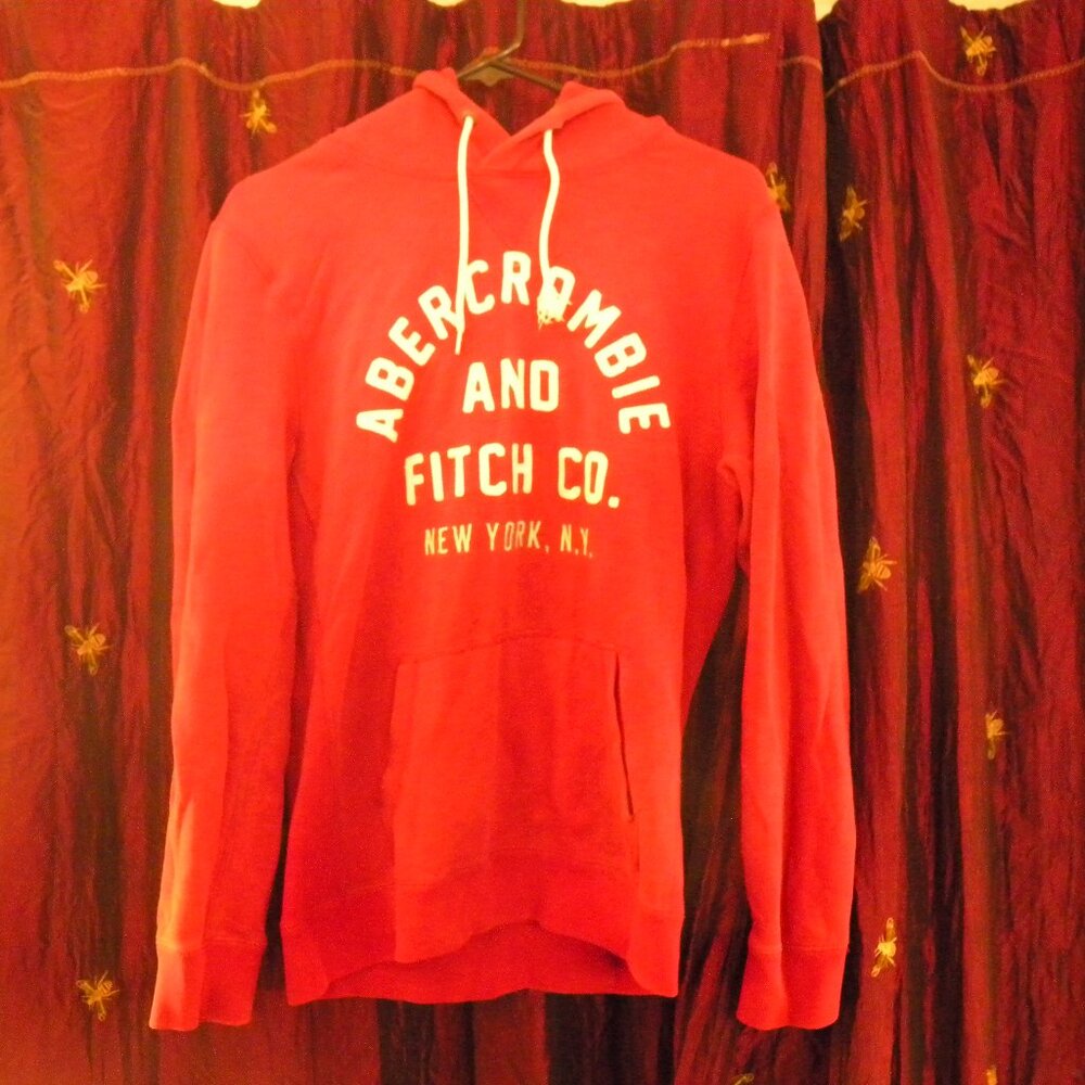 Abercrombie & Fitch Red Hoodie